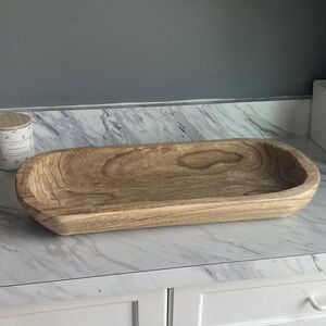 Large Natural Paulownia Wood Tray